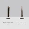 Professional angled eyebrow brush with soft bristles, precise flat tip for makeup. 150mm - Yumo U01 Eyebrow Brush