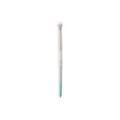 Ice white gradient makeup brush featuring metal ferrule for professional daily cosmetics. - Ice White Tapered Blending Brush