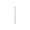 Gradient makeup brush with white bristles and gold ferrule for precise application. - Ice White Detail Eyeshadow Brush