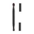 Professional dual ended retractable makeup brush with caps for precise eyeshadow blending. - Long Blending Eyeshadow Brush