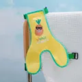 Cute pineapple print waterproof pet belly band for small dogs Corgi summer anti-dirty dog clothes - XS / Yellow (Male Dog Style)