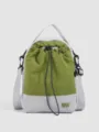 Green light grey mountain style mini crossbody shoulder bag variant for outdoor commuting - Gray