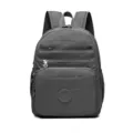 Waterproof oxford cloth casual backpack for women, multi-pocket stylish daily commuting travel bag. - Dark Gray