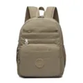 Waterproof oxford cloth backpack for women, casual multi-pocket travel school bag. - Khaki