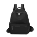 Sac a dos minimaliste noir pour femme, leger et decontracte pour une utilisation quotidienne. - Noir
