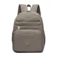 Waterproof Oxford Cloth Backpack Casual Travel Daypack Multi-Pocket School Bag for Women - Purple Grey