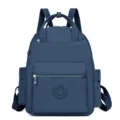 Modischer Freizeitreisetasche aus Nylon für Damen, Schultasche mit mehreren Fächern. - Dunkelblau