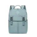 Zaino casual in nylon impermeabile di grande capacità per sport all'aperto e viaggi. - Azzurro