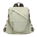 Sac a dos de loisirs pour femme grande capacite mode voyage vert menthe sac elegant - Vert