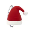 kerstmuts hanger metalen kralenketting diy sleutelhanger feestelijke vakantie decor - Kerstmuts