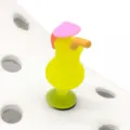 Breloque de chaussure 3D en PVC cocktail coloré pour sabots, accessoire déco de plage d'été - Cocktail Lumineux