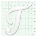 Colgante de letra blanca accesorio DIY para bolsos de playa flor de zapato decorativa - 1101-20 / Para hebillas 1.5