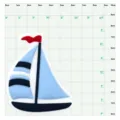 Colgante de zapato de velero de silicona accesorio decorativo para bolsos de playa. - Velero en 3D