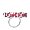 Leuke VK London stijl PVC sleutelhanger tassenhangers automobiel ring stijlvol accessoire - Londen Vlag