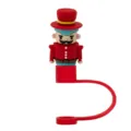 Couvercle de paille en silicone Casse-Noisette de Noël 3D Bouchon anti-poussière tasse - Casse-noisette / Adapté aux pailles d'environ 8 mm
