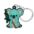 Llavero de koala de PVC con diseño de dibujos animados, bonito colgante para bolso. - Forma de Koala en Rama(70118-04)