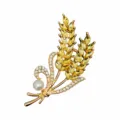 Breloque chaussure blé métal strass perle accessoires DIY pour sabots élégant style - Bouquet de Blé / 902-14