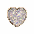 Pendentif de sac en forme de coeur paillettes accessoire DIY pour chaussures de plage - 11904-186