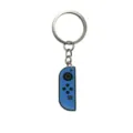 Llavero de controlador de videojuegos azul de goma suave para mochila y llaves de auto - 258-02 Llaveros