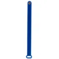 Blue silicone sports slap bracelet wristband variant color item for adults and kids. - Blue