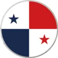 Colgante bolso playa EVA bandera Panamá, botón decorativo zapato agujero redondo variante. - Botones de 1,5 cm / Bandera de Panamá