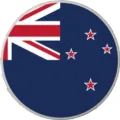 Colgante de bandera de Nueva Zelanda para bolsos de playa EVA, accesorios de zapatos y botones. - Botones de 1,5 cm / Bandera de Nueva Zelanda