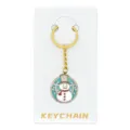 Leuke Kerst Sneeuwpop Metalen Sleutelhanger Hanger Tas Bedel Vakantie Cadeau Nieuw - Sneeuwpop
