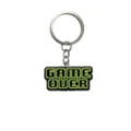 Llavero de goma pixel game over videojuego retro anillo metálico mochila colgante accesorio - 258-11 Llaveros