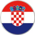 Bandiera Croazia Ciondolo Borsa da Spiaggia EVA Accessorio Bottone Decorazione Stile - Bottoni da 1,5 cm / Bandiera della Croazia