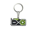 Bonito llavero de tarjeta gráfica colgante de goma suave accesorio de bolso elegante - 258-16 Llaveros