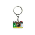Llavero de cámara de dibujos animados de PVC suave con llavero metálico para bolso o mochila - Llaveros 041-161