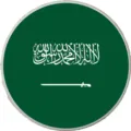 Ciondolo scarpe bandiera nazionale dell'Arabia Saudita accessorio borsa spiaggia - Bottoni da 1,5 cm / Bandiera dell'Arabia Saudita