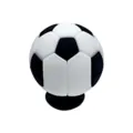 Breloque de Chaussure Ballon de Football 3D en PVC Accessoire Décoration Sabots Sport - Ballon de football américain
