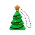 3D Kerstboom Sleutelhanger Leuke Siliconen Tas Hanger Ornament Cadeau Decoratie - Kerstboom