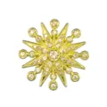 Colgante de zapato de estrella de estrás dorado accesorio de metal para zuecos brillante - Estrella de múltiples puntas / Dorado