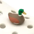 Mallard Duck PVC Shoe Charm Cute 3D Animal Clog Decoration DIY Accessory for Garden Shoes - 308-52 Wild Duck