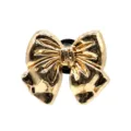Pendentif de sac nœud papillon en or accessoire décoratif en métal pour sacs de plage - Nœud papillon 11906-71