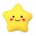 Cute yellow star shoe charms PVC 3D clogs accessories cartoon decoration for garden shoes - Yellow Star (309-23)