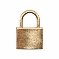 Exquisite golden mini padlock shoe charm, premium metal alloy accessory for clogs and bags - Gold Mini Lock