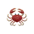 Pendentif chaussure crabe métal strass scintillant accessoire DIY décoration chaussures - Crabe en Strass Coloré