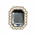 Breloque de chaussure en métal et strass pour sabots, accessoires déco DIY cristaux. - 907-33