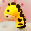 Cute 3D cartoon giraffe shoe charm PVC clog accessories for decoration shoes charms - 308-02 Giraffe