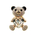 Breloque de chaussure en strass ours en métal, accessoire DIY élégant pour sabots. - 905-46