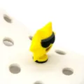 Jolis charms de chaussures étoile jaune 3D lunettes de soleil épingles pour sabots sandales - Étoile avec Lunettes de Soleil