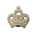 Crown Rhinestone Metal Shoe Charm DIY Croc Clog Pin Accessory Sparkling Party Gift - 906-11