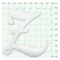 Witte letter Z bedel voor gaten schoenen tas accessoire decoratief DIY deel maat - 1101-26
