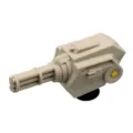 Cool pistolet lourd de science-fiction breloques pour sabots, accessoires tourelle résine. - Style de Mitrailleuse Blanc Cassé / Blanc Cassé