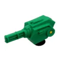 Pendentif de chaussure Gatling Gun Sci-Fi vert 3D Jibbitz Accessoire de decoration Unisexe - Style de Mitrailleuse Ornée d'Étoiles Vertes / Vert