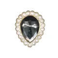 Pendentif de chaussure goutte en métal strass accessoire sabot boucle diy pour le jardin - 907-43
