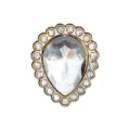 Breloque de chaussure en strass larme en métal accessoire DIY pour sabots et boutons. - 907-44
